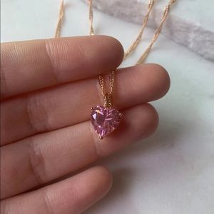 Sweetpeeps necklace pink heart